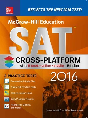 cover image of McGraw-Hill Education SAT 2016, Cross-Platform Edition